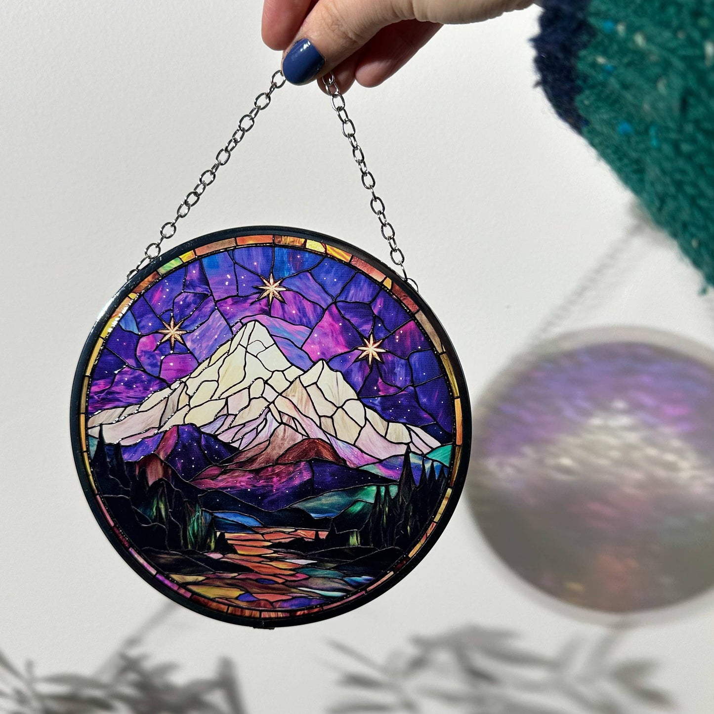 Attrape-soleil effet vitrail de Velaris