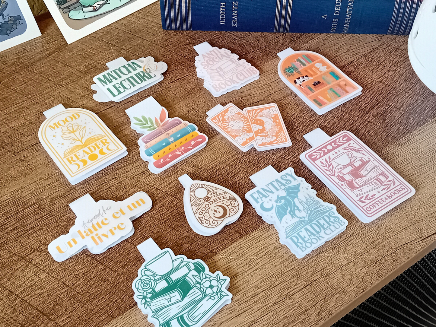 Marque-Page Magnétique - Mood Reader. Créatrice « La baleine qui embosse »