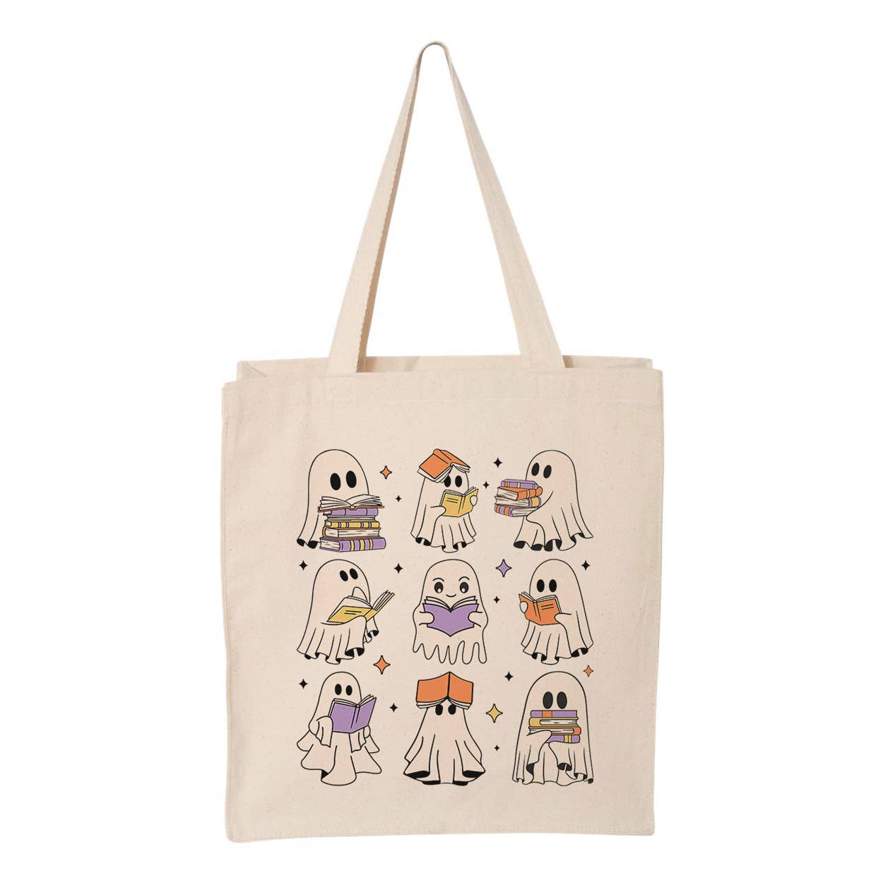 Tote bag « Reading Ghosts ». Créatrice : Lucky Luna Apparel
