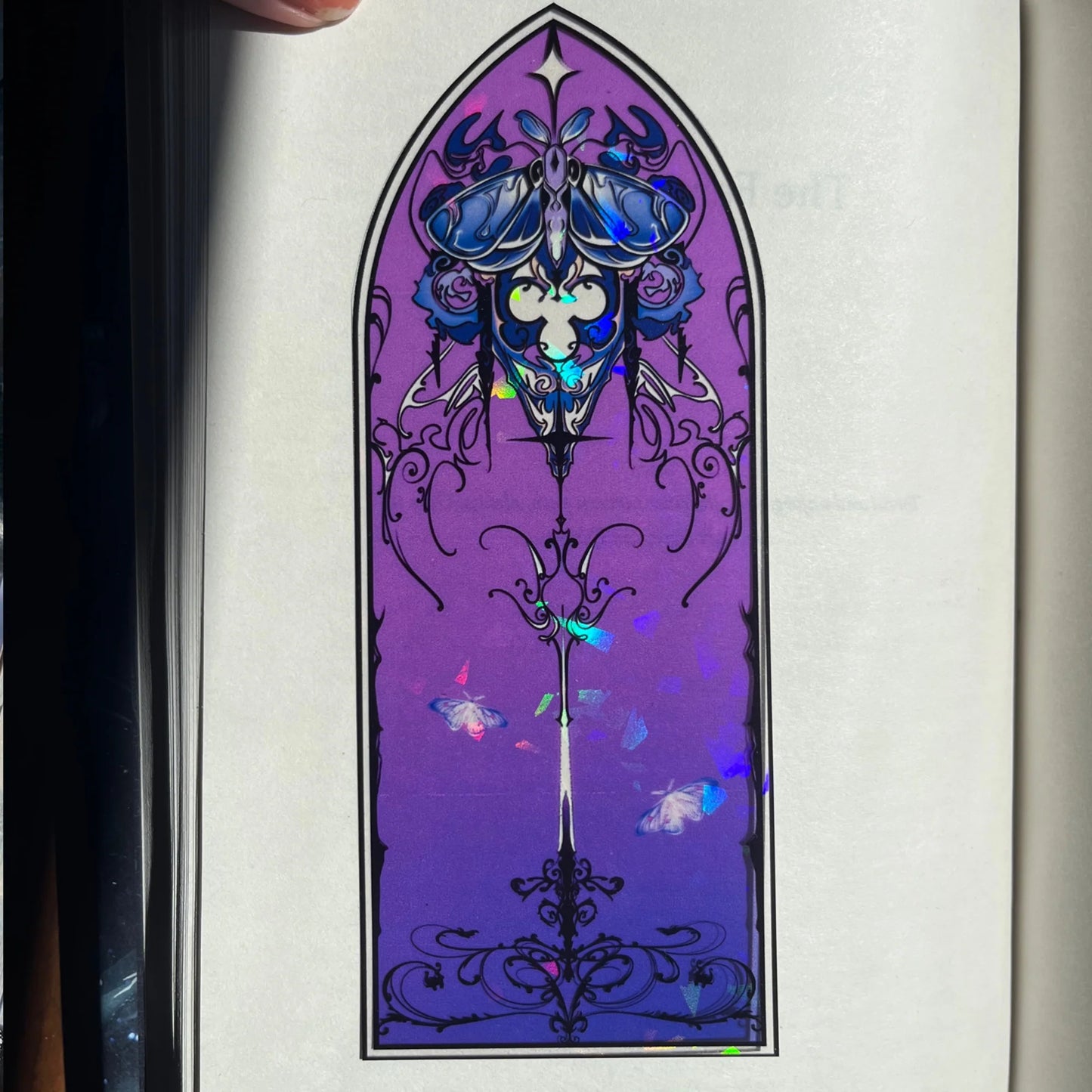 Marque page vitrail - créatrice: Wirney