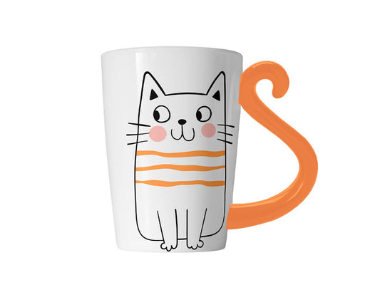 Tasse en céramique - chat roux