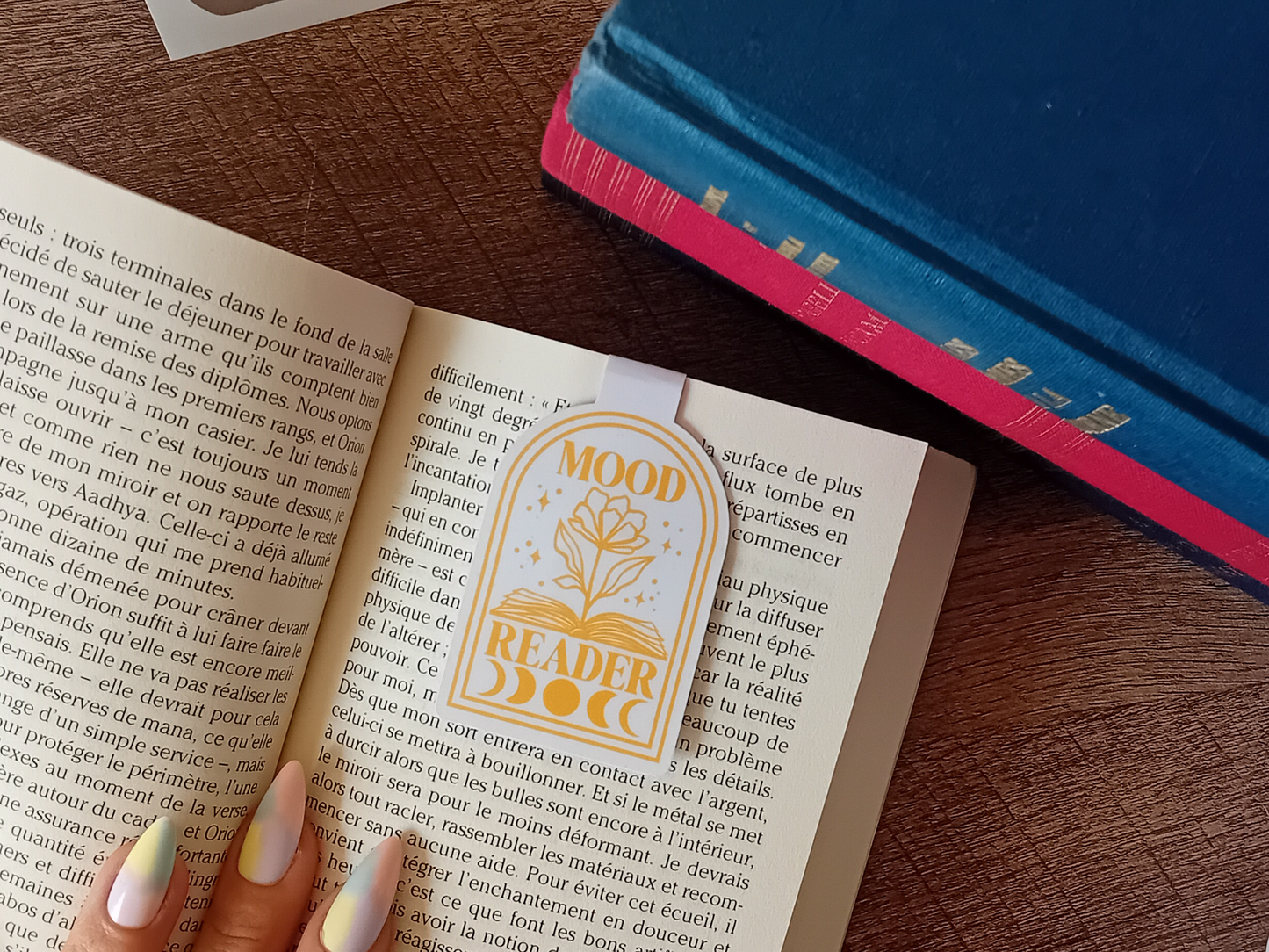 Marque-Page Magnétique - Mood Reader. Créatrice « La baleine qui embosse »