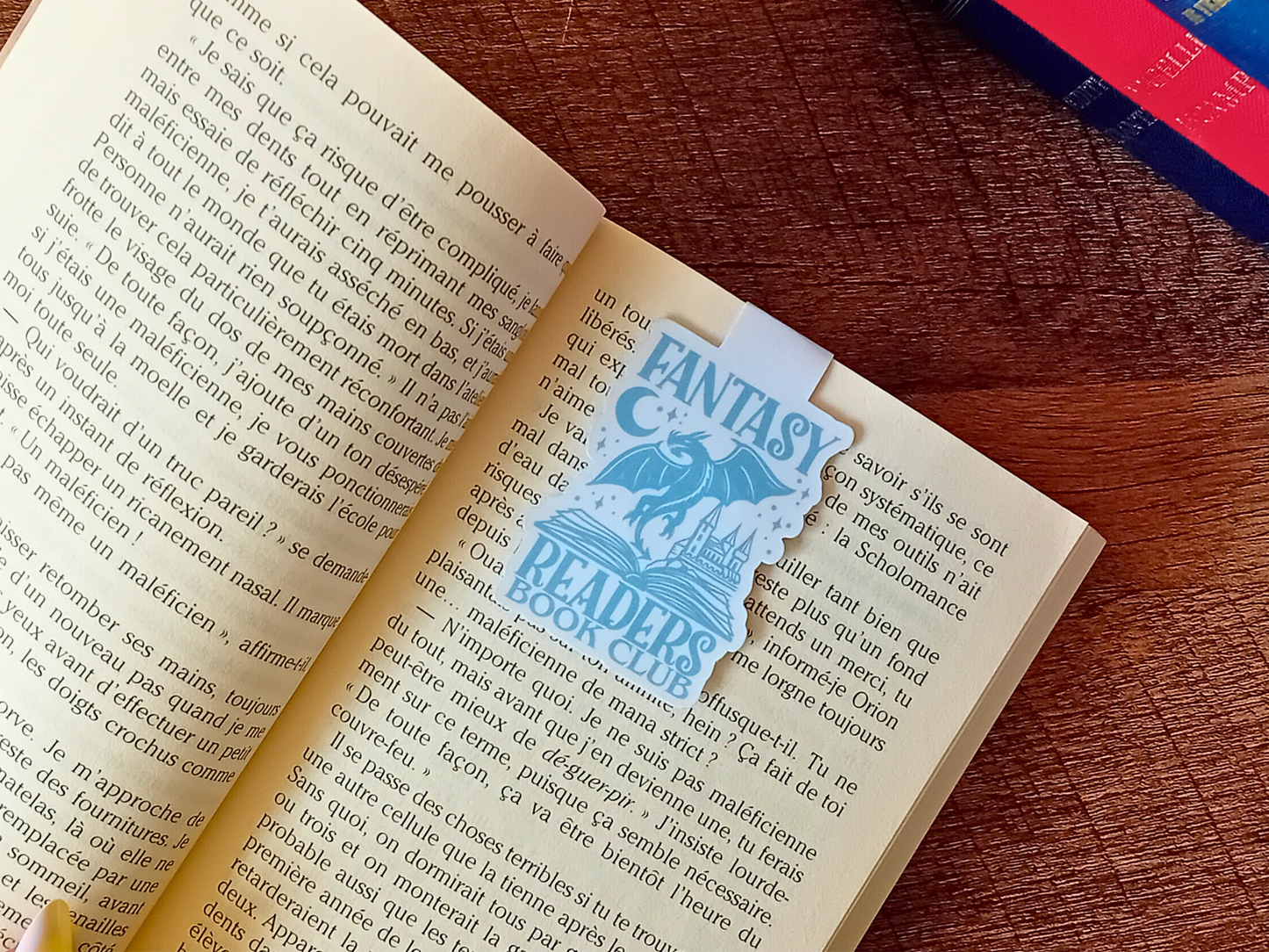 Marque-Page Magnétique Fantasy Book Club Dragon. Créatrice « La baleine qui embosse »