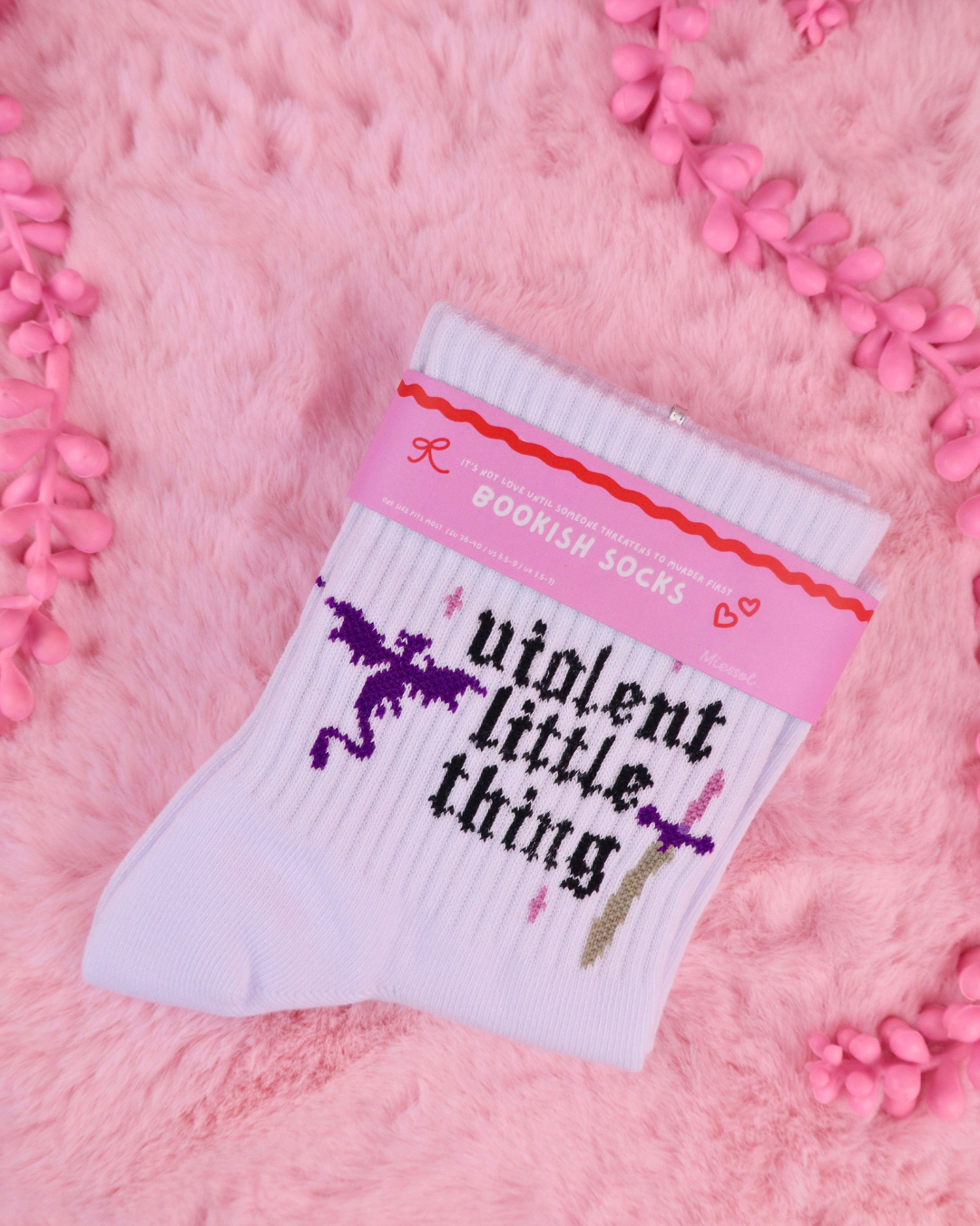 Chaussettes Littéraires inspiration Fourth Wing