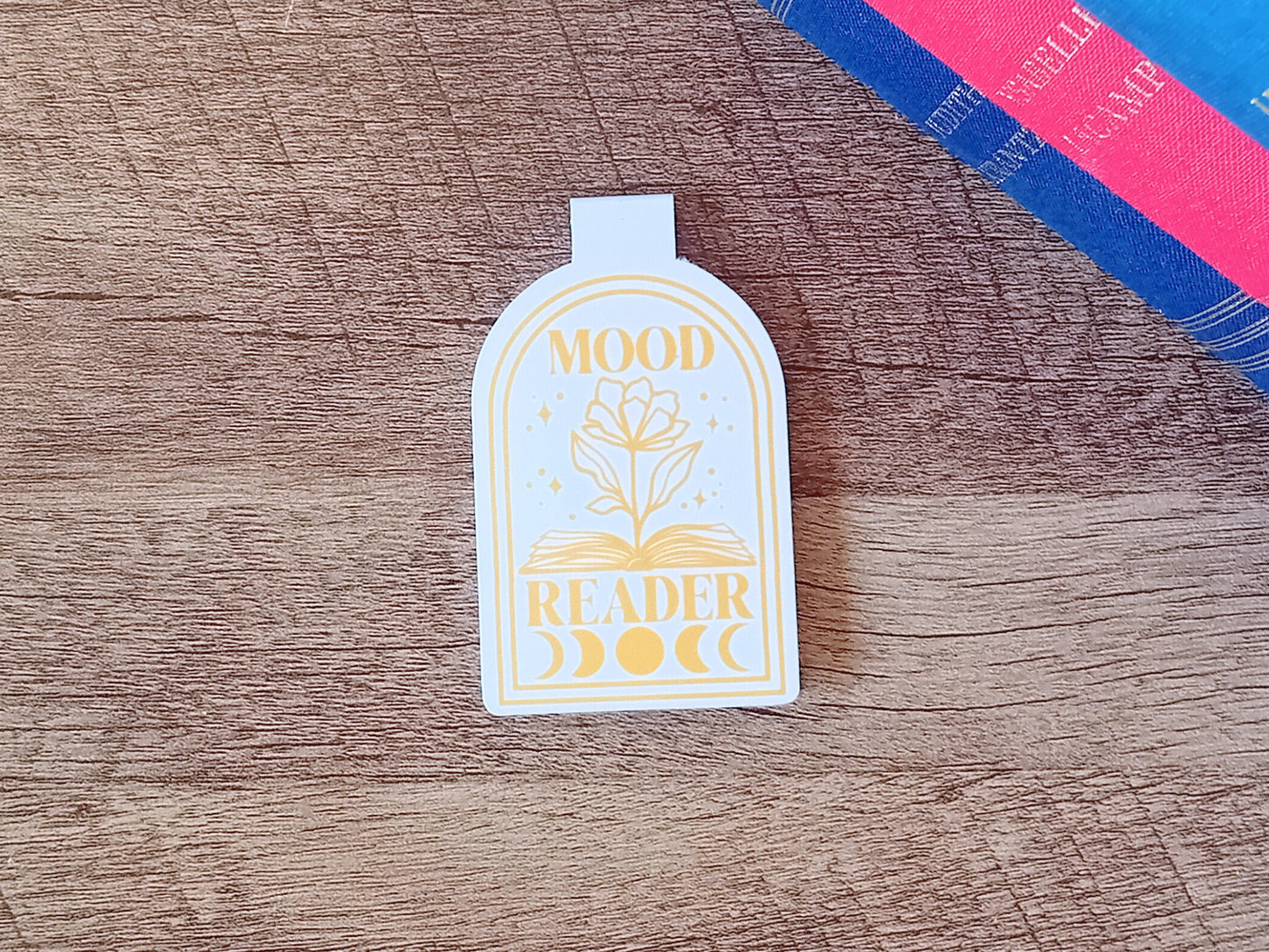 Marque-Page Magnétique - Mood Reader. Créatrice « La baleine qui embosse »