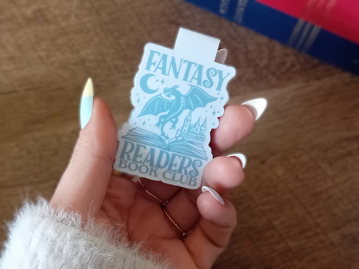 Marque-Page Magnétique Fantasy Book Club Dragon. Créatrice « La baleine qui embosse »