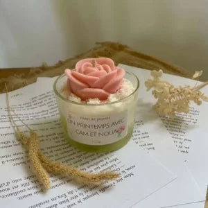 Bougie artisanale - L’atelier de Cha’ - Inspirée de Un printemps pour te succomber
