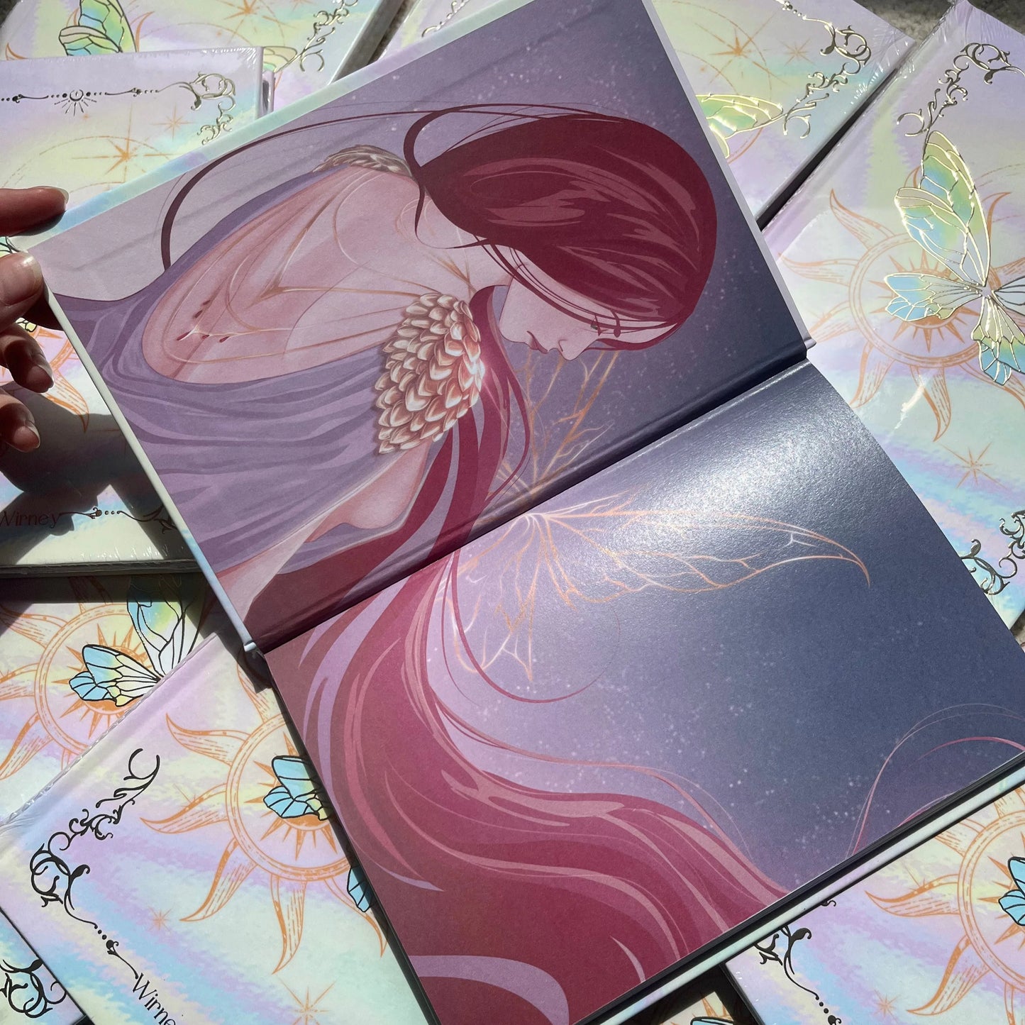 Carnet de lecture fait par l’illustratrice Wirney