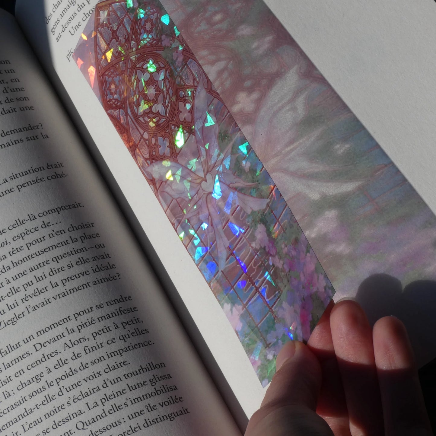 Marque page transparent fée - créatrice: Wirney