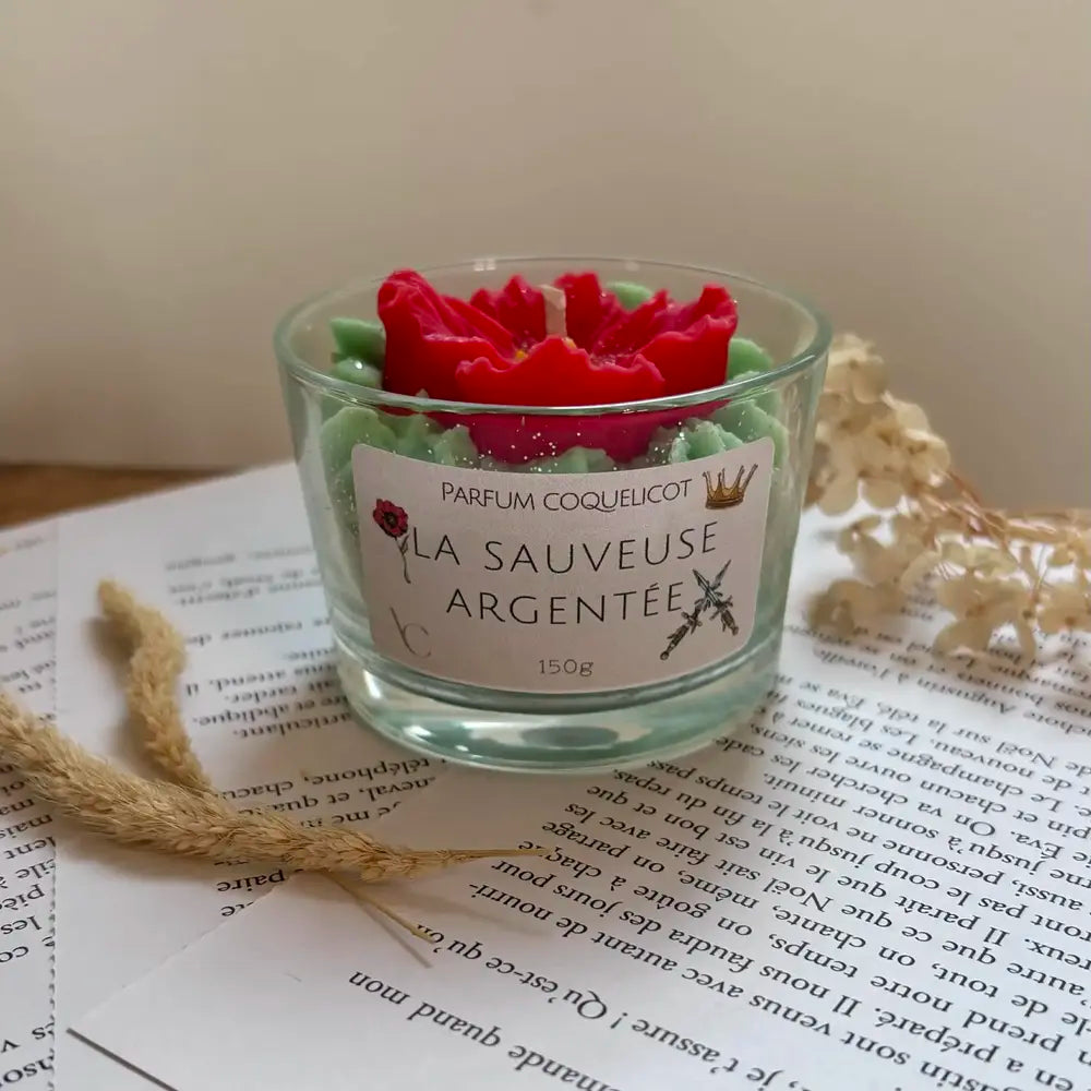 Bougie artisanale - L’atelier de Cha’ - Inspirée de la saga Powerless