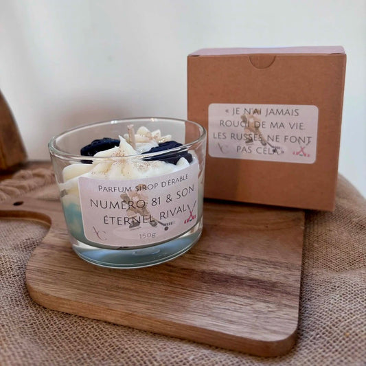 Bougie artisanale - L’atelier de Cha’ - Inspirée de Heated Rivalry