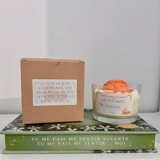 Bougie artisanale - L’atelier de Cha’ - Inspirée de Un été pour te retrouver