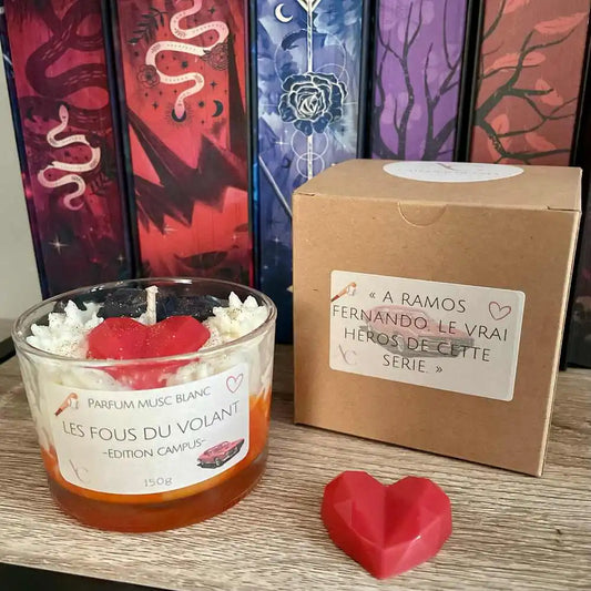 Bougie artisanale - L’atelier de Cha - Inspirée de la saga Campus drivers