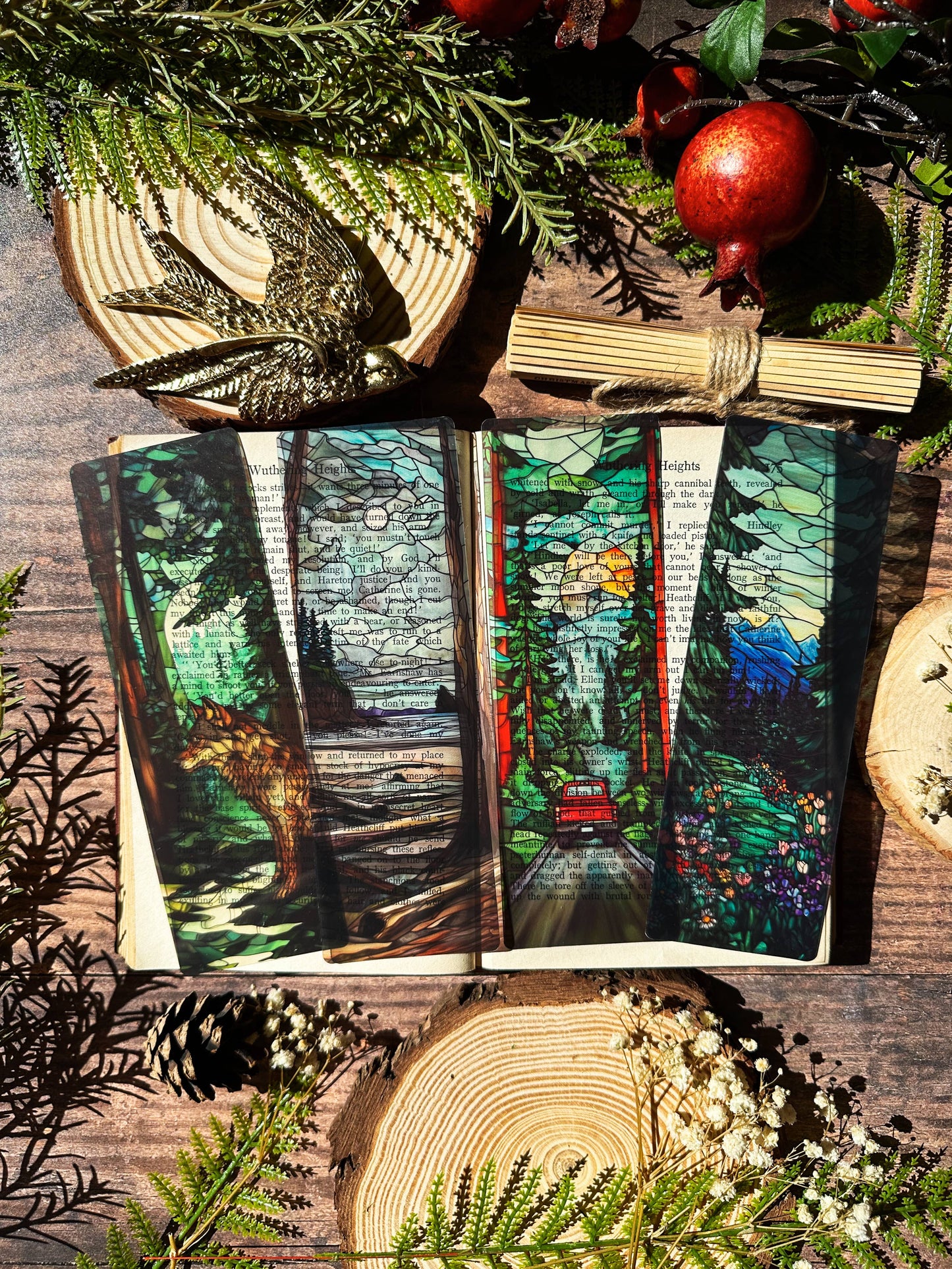 Marque-pages en vitrail de La Push