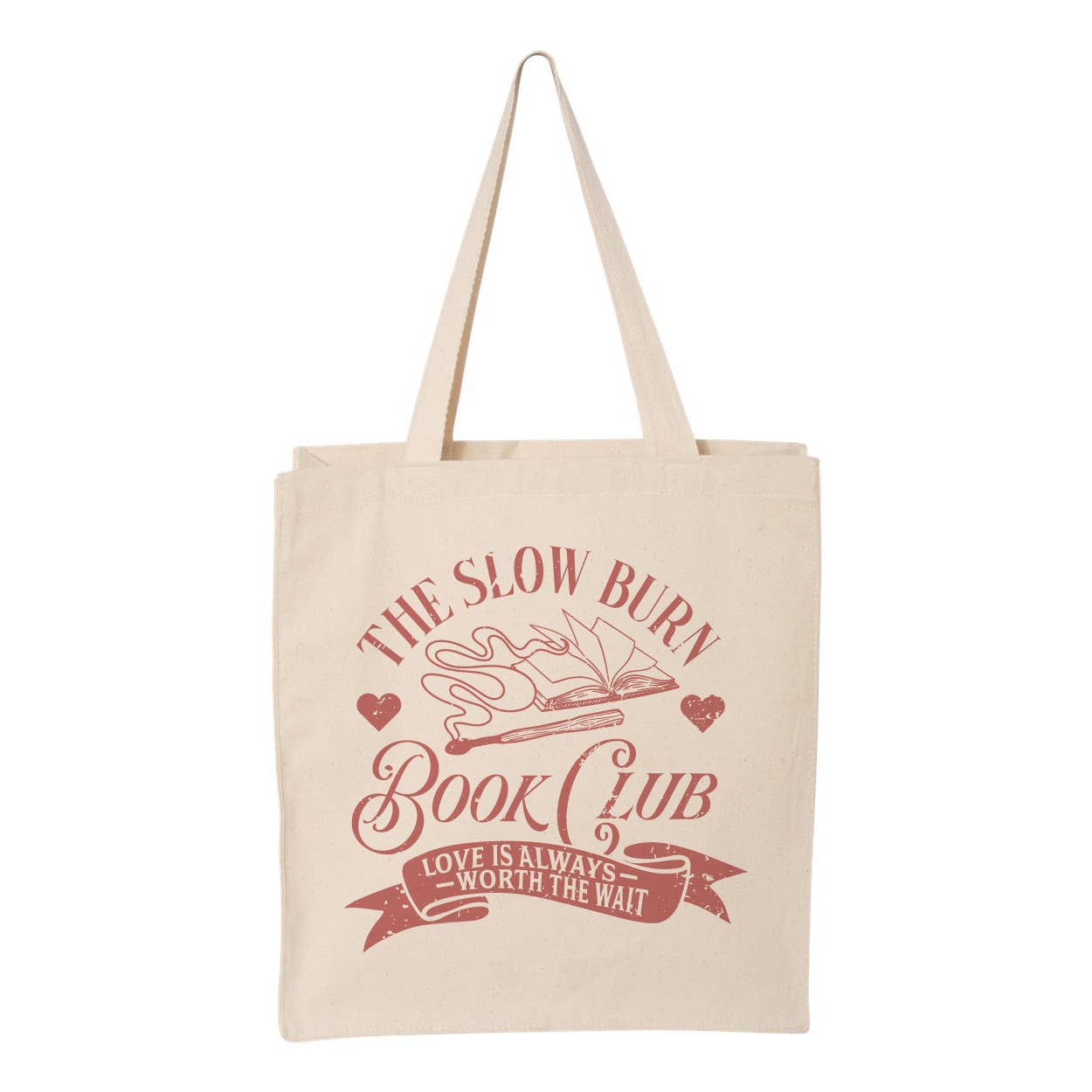 Tote bag « The Slow Burn book club ». Créatrice : Lucky Luna Apparel