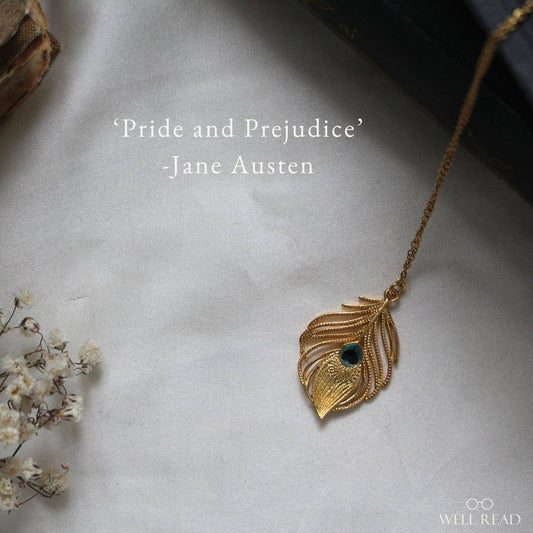 Collier Pendentif Livre Orgueil et Préjugés