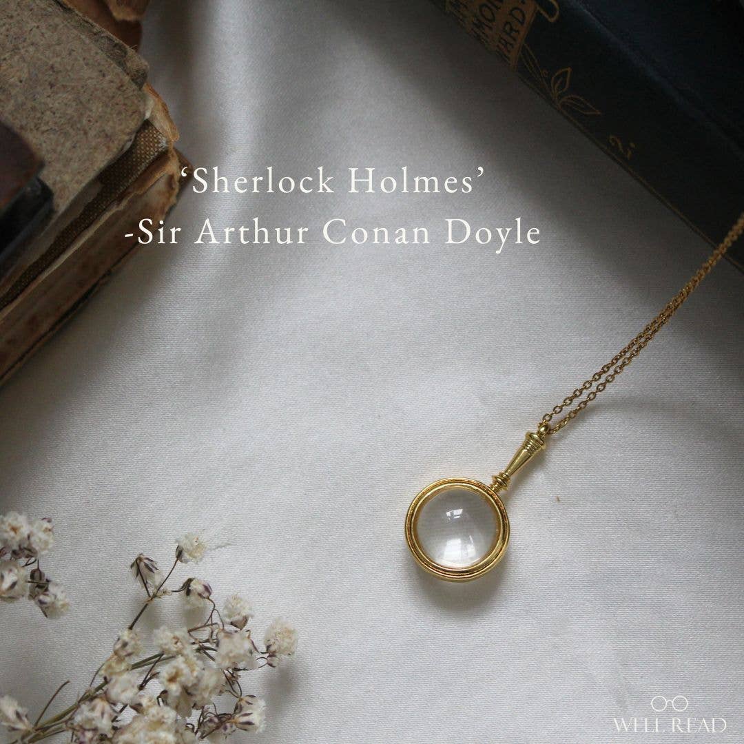 Collier Pendentif Livre Sherlock Holmes
