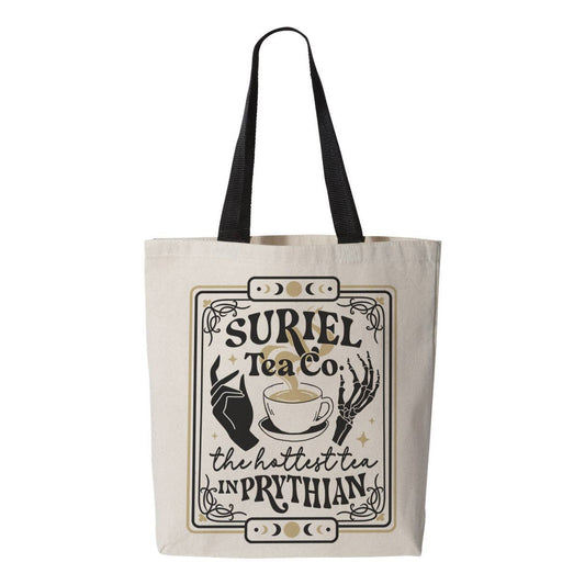 Tote bag « Suriel Tea Co ». Créatrice : Lucky Luna Apparel