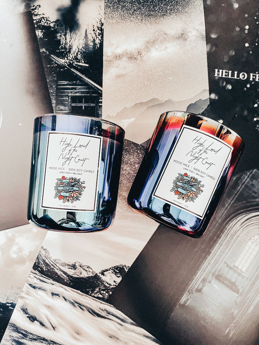 Bougie sous licence officielle | Grand Seigneur de la Cour de la Nuit. Créatrice : Melissa de « The Nerf Herder co. »