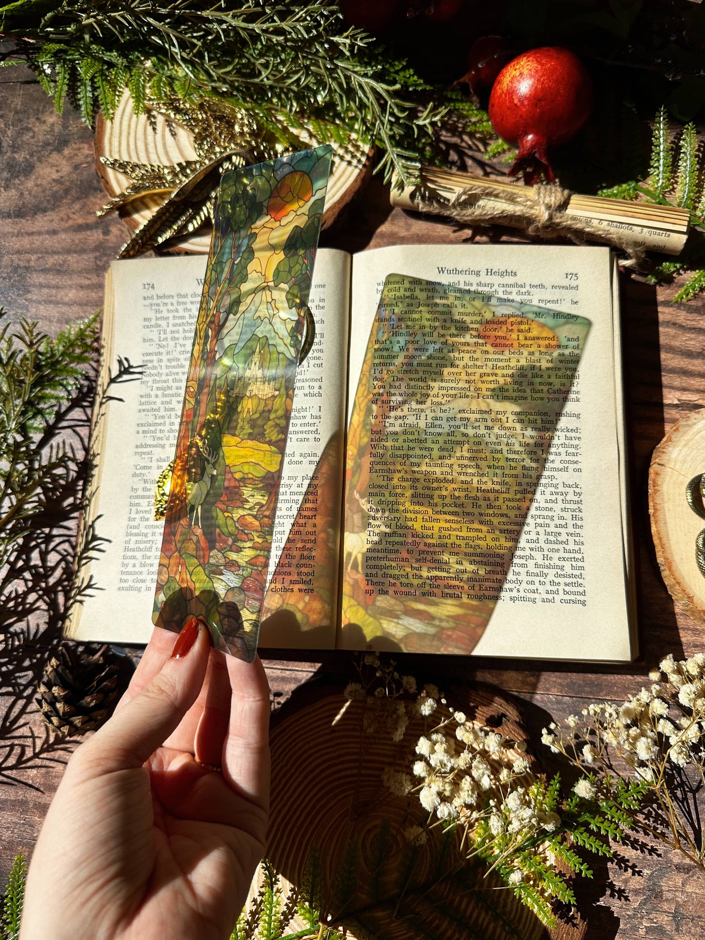 Marque-pages en vitrail de Terrasen (Throne of Glass)