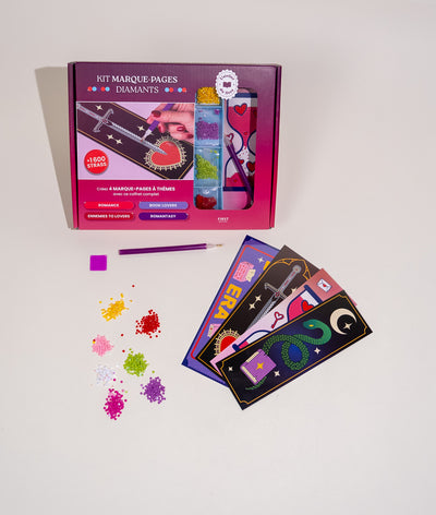 Coffret - Kit marque-pages diamants